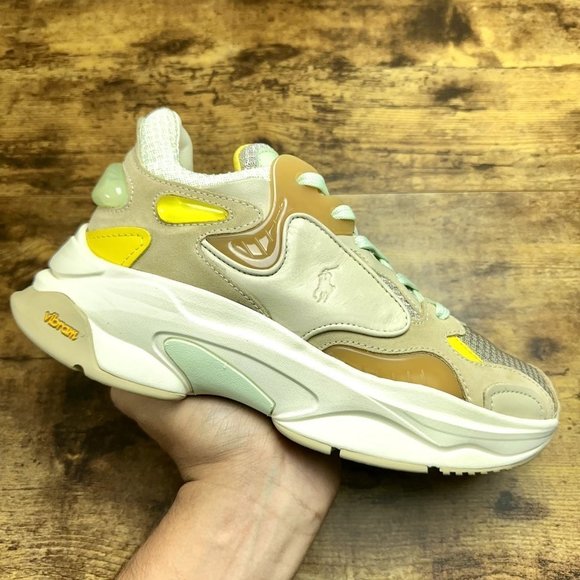 Polo Ralph Lauren Shoes - Polo Ralph Lauren Womens Chunky Sole Low Top Multicolor Sneakers Size 8.5